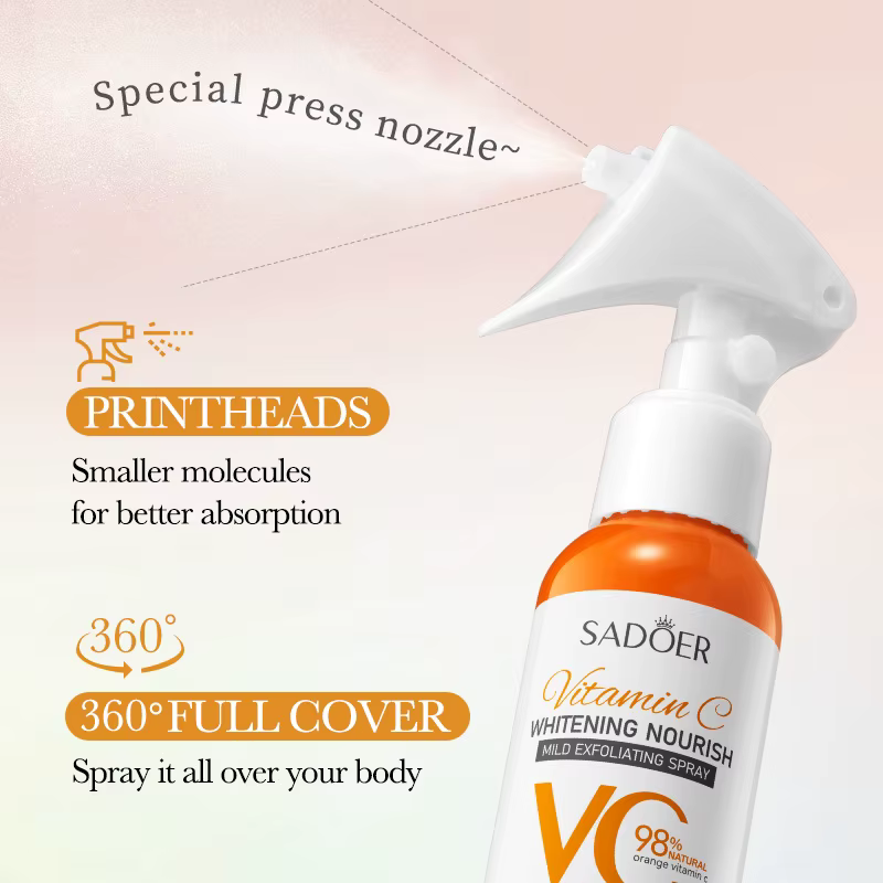 Vitamine C doux visage exfoliant Peeling Gel corps nettoyant gommage pied