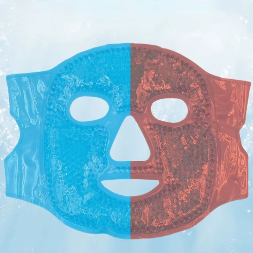 Lot de 2 masques oculaires en gel réfrigérant