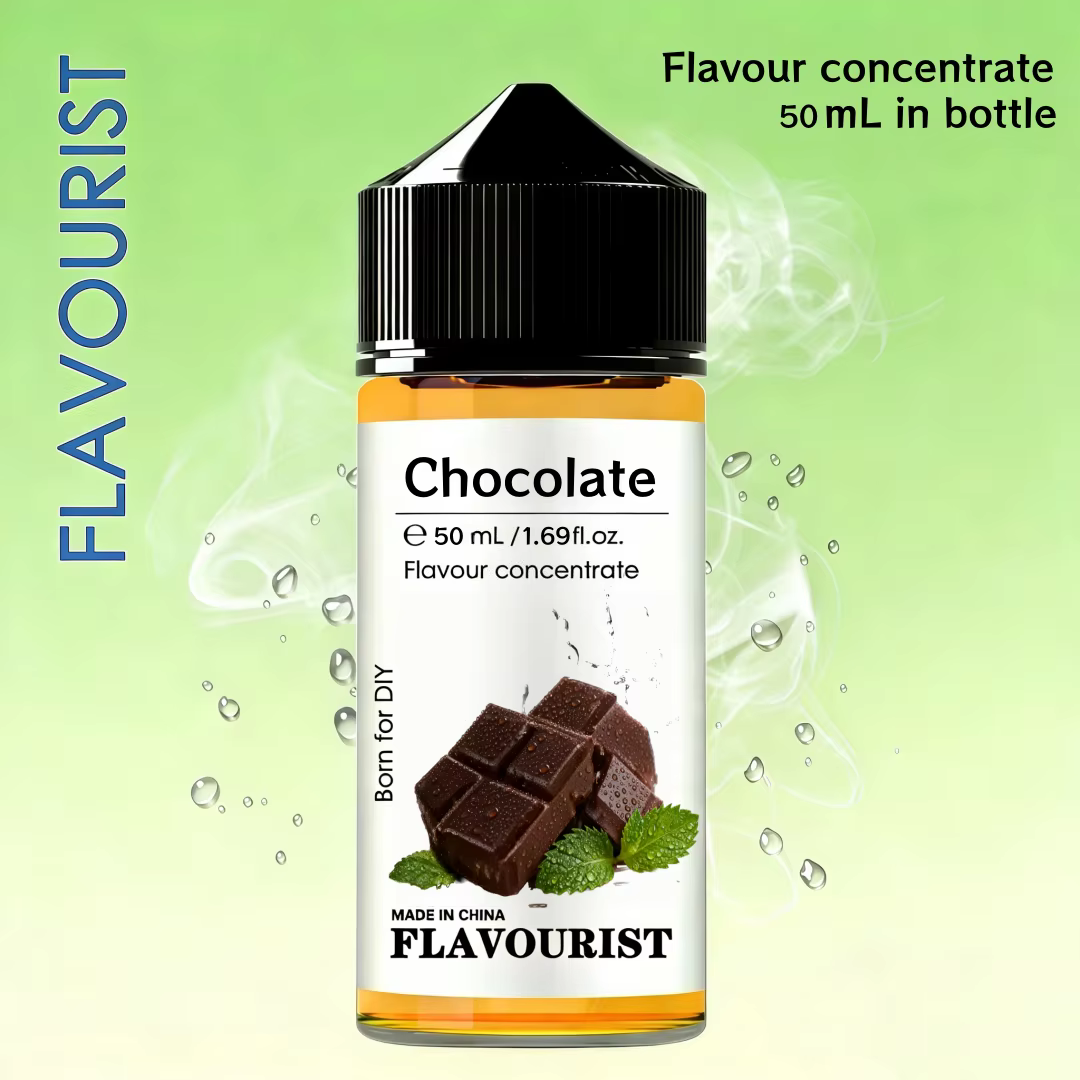 Concentré d'arôme chocolat FLAVOURIST, solubilité dans l'eau, BEST E, essence de bonbon, additif liquide