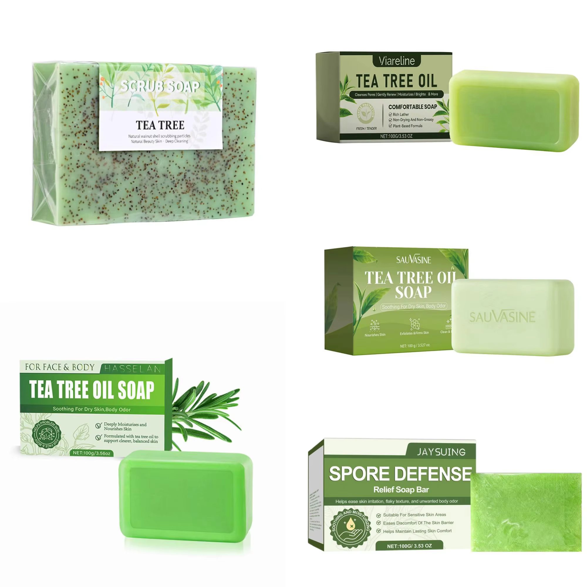 Savon à l'huile d'arbre à thé 100G