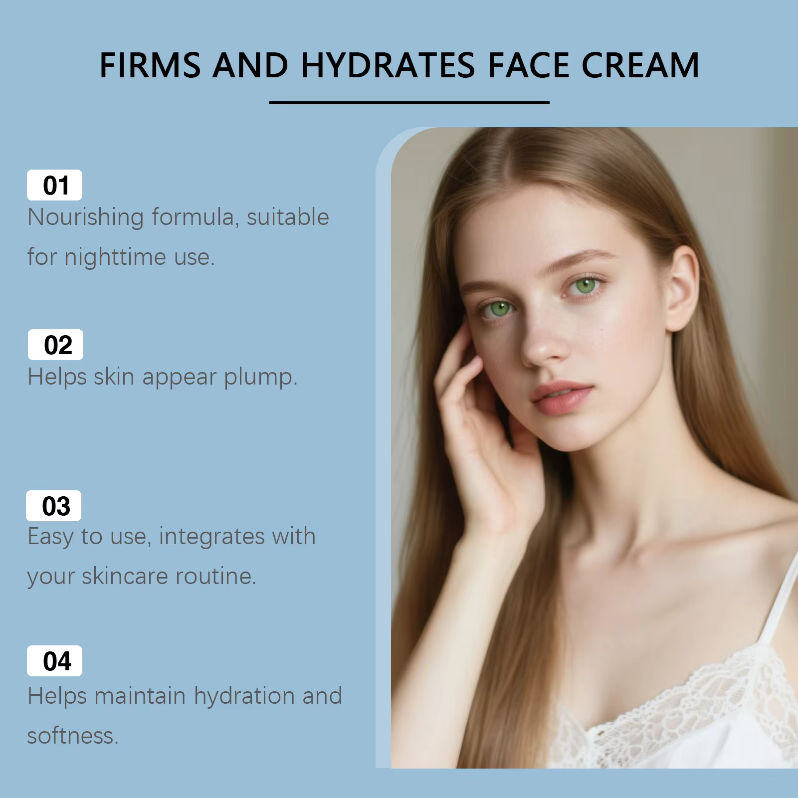 Ensemble Crème et Sérum Visage au Cuivre Peptidique – Soin Raffermissant
