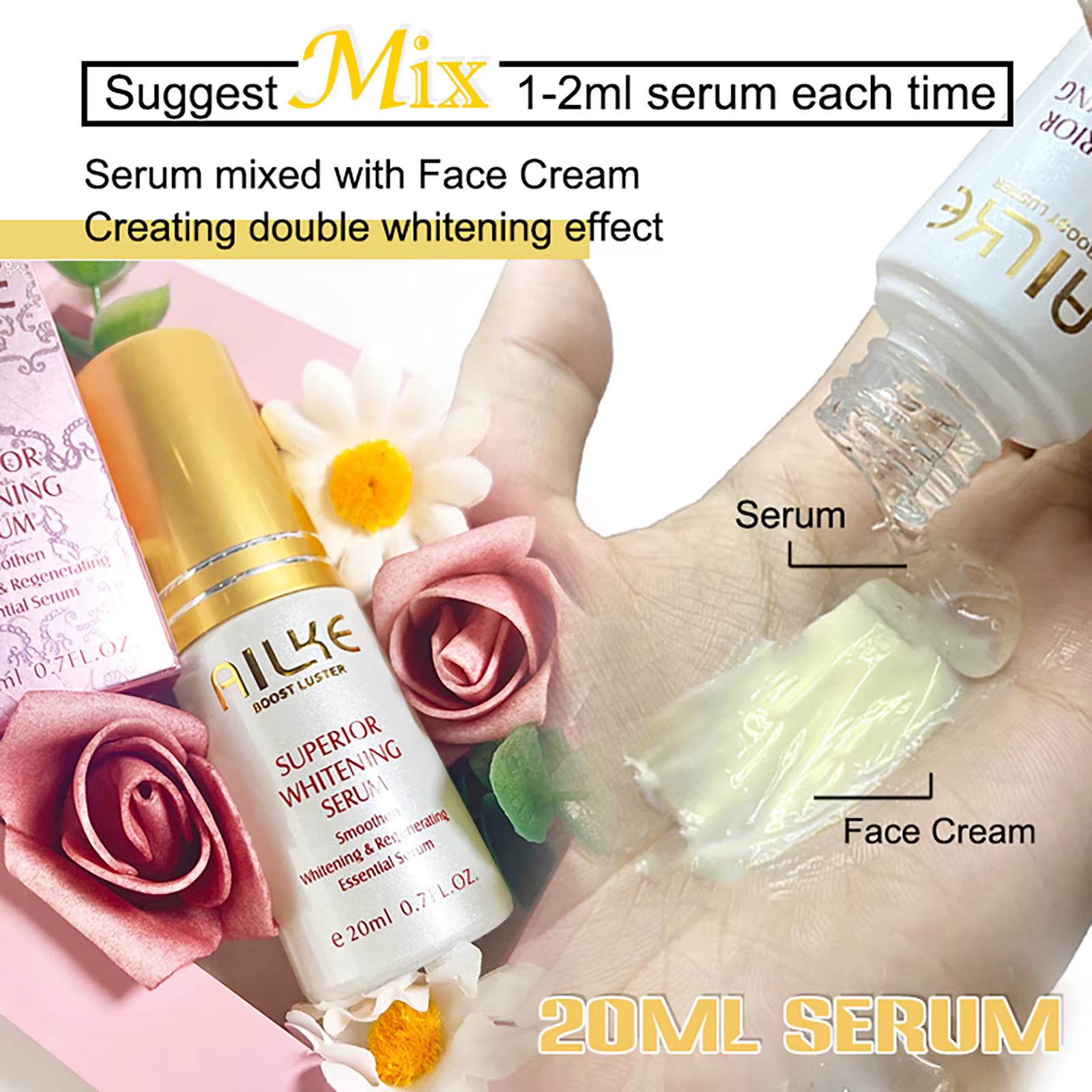 AILKE Rose nettoyant pour le visage