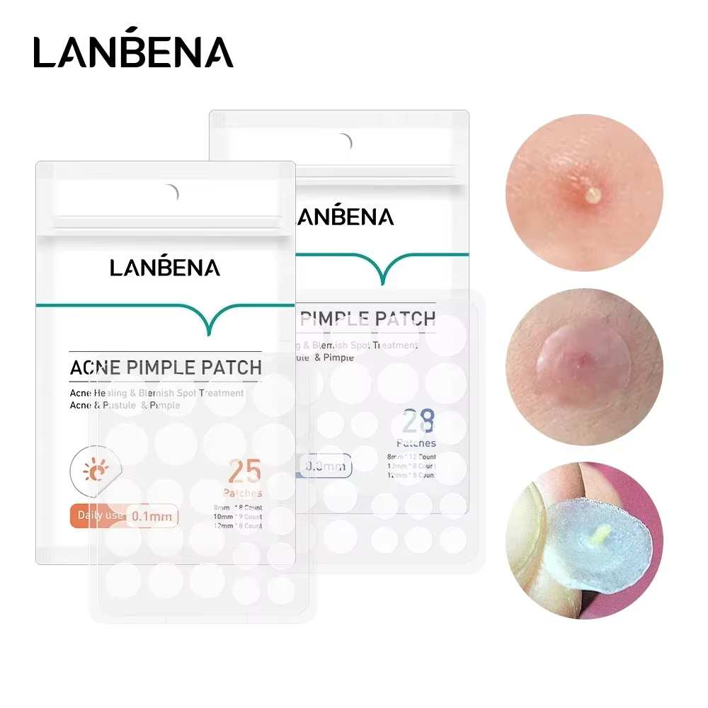 LANBENA Patchs anti-acné invisibles pour usage quotidien et nocturne
