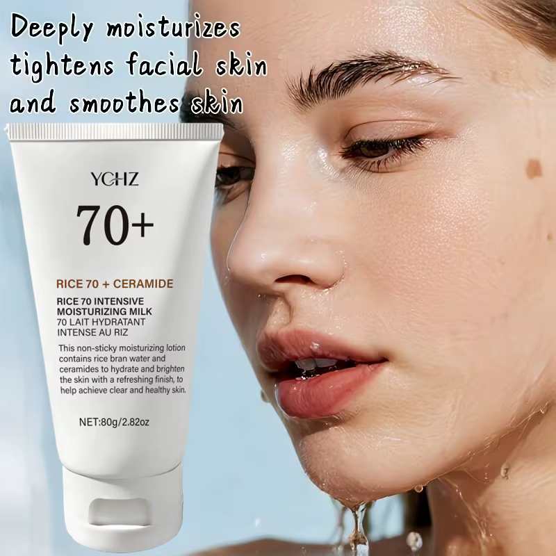 Crème hydratante riche au riz 70+ Original - Contient de la niacinamide, hydrate en profondeur, raffermit la peau, apaise tous les types de peau, affine les pores, nourrit les peaux sèches et fragiles