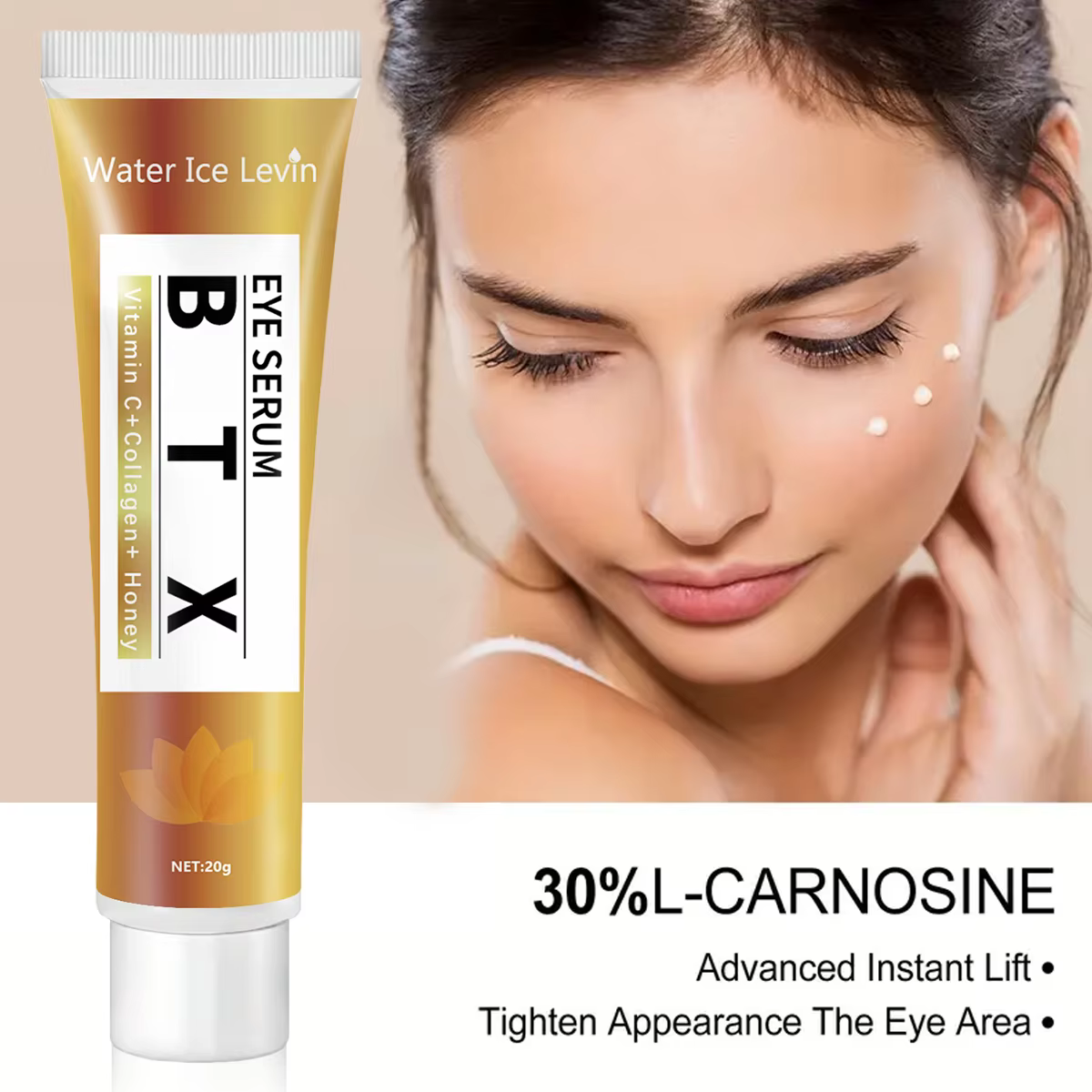Crème gel pour les yeux neutre et hypoallergénique pour adultes