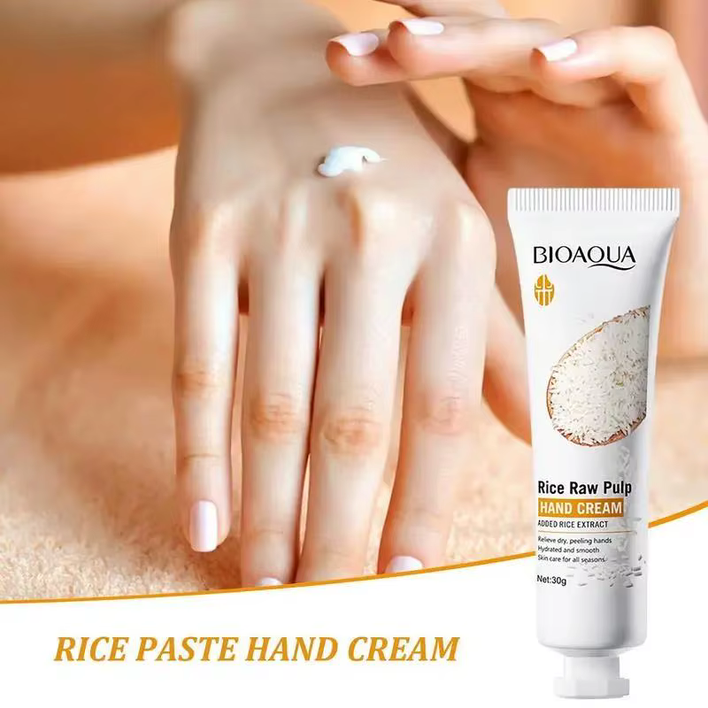 BIOAQUA crème pour les mains au riz blanc blanchissant hydratant nourrissant Anti-âge
