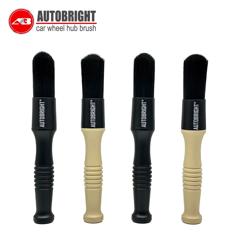 AUTOBRIGHT Brosse de nettoyage de roue de moteur à poils rigides - Outil polyvalent durable pour le nettoyage des roues de détail de porte de roue de moteur de voiture