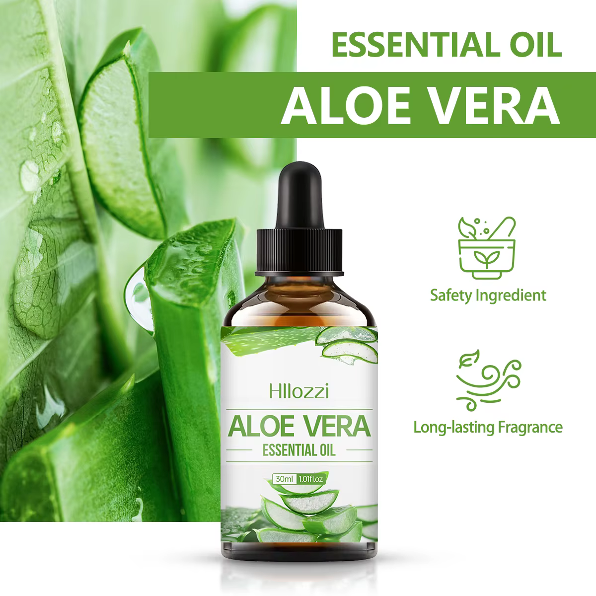 ALOE VERA ESSENTIAL OIL Facial de Aloe que mantiene la piel húmeda