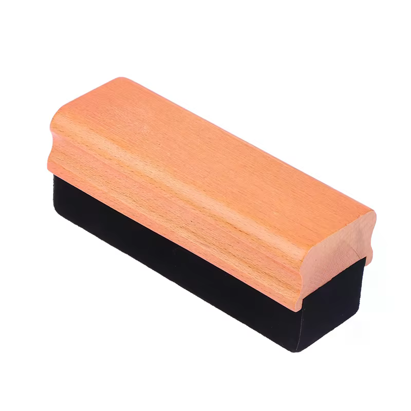 Brosse de nettoyage antistatique pour disques vinyles, brosse anti-poussière en velours pour phonographe, tourne-disque, nettoyeur de disques vinyles LP