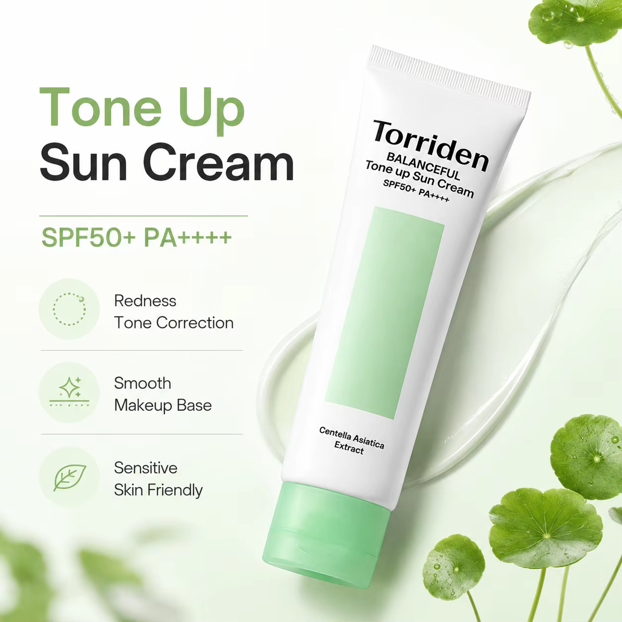 Crème solaire Torriden SPF 50+ pour le visage