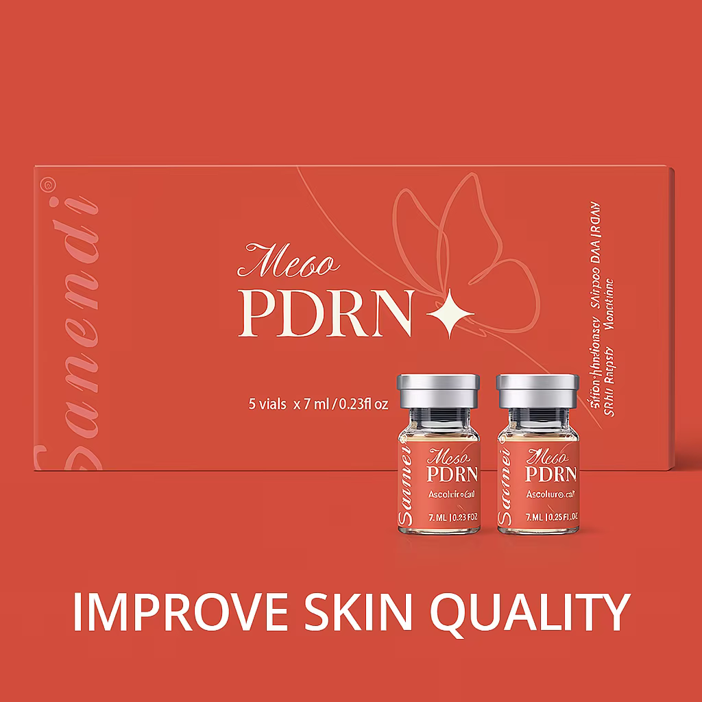Sanendi PDRN Glutathion VITAMIN C Peau Sensible Muscle Éclaircissement et anti-âge Utilisation Stylo Derma 7 ml x 5 flacons