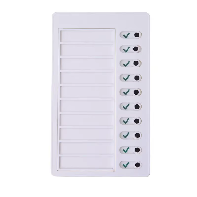 Bview Art 10 feuilles de papier vierges pour liste de choses à faire, tableau de liste de mémo pour adultes et enfants pour rappels de planification