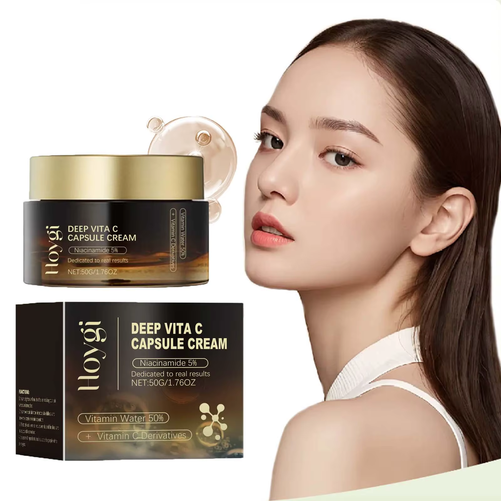 Niacinamide crème pour le visage estompe les taches foncées éclaircissante Melasma même le teint rétrécissement des