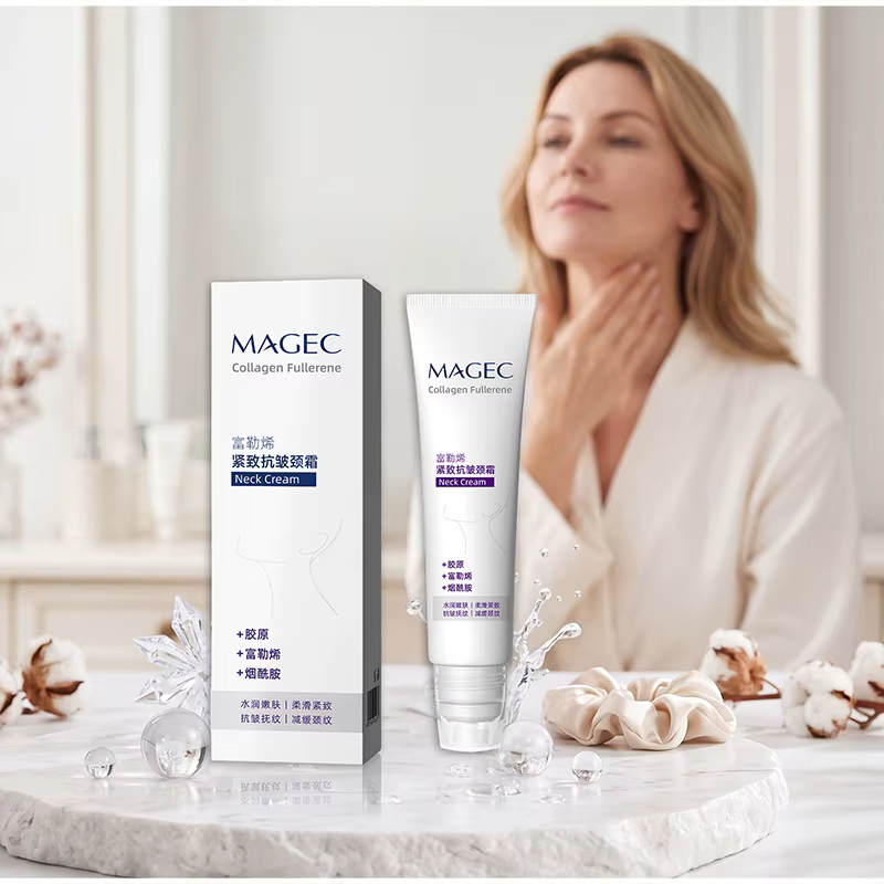 Crème hydratante élastique pour le cou à la camomille 50g – Hydratation intense