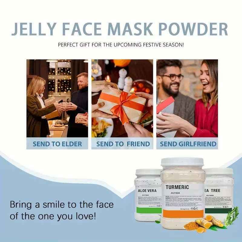 Masque visage à la gelée d'acide hyaluronique