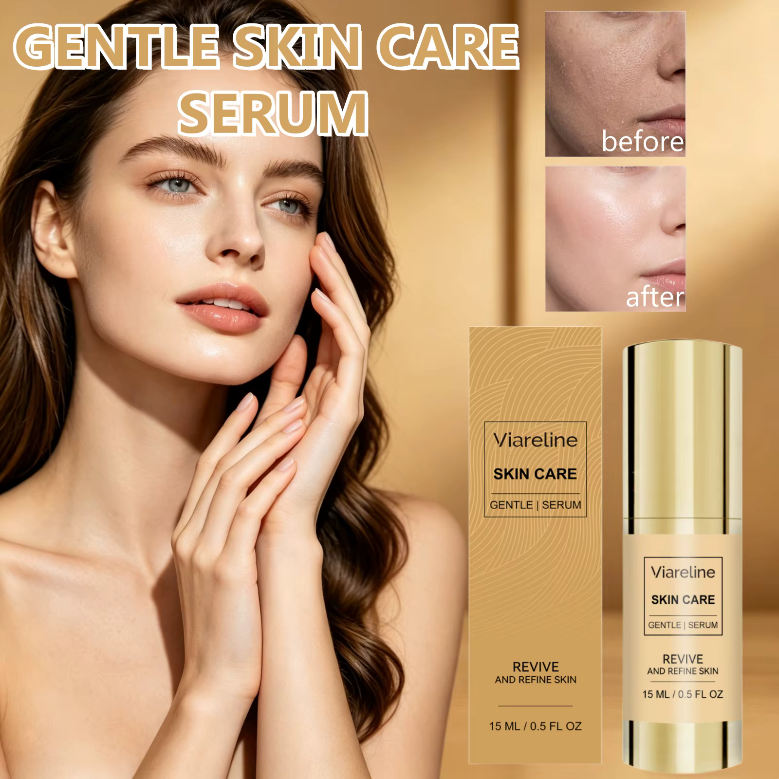 Sérum Visage Éclatant Léger Hydratant Unifiant le Teint Atténue les Taches Sombres Tous Types de Peau Anti-Teint Terne Essence Faciale Hydratante