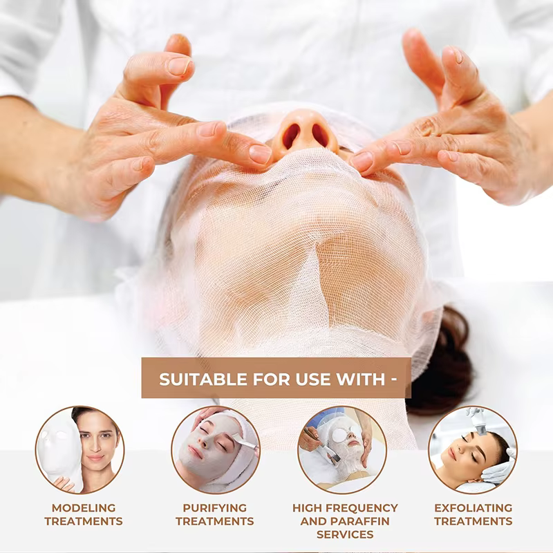 500/100 pièces masque de gaze pour le visage Ultra-mince pur coton jetable