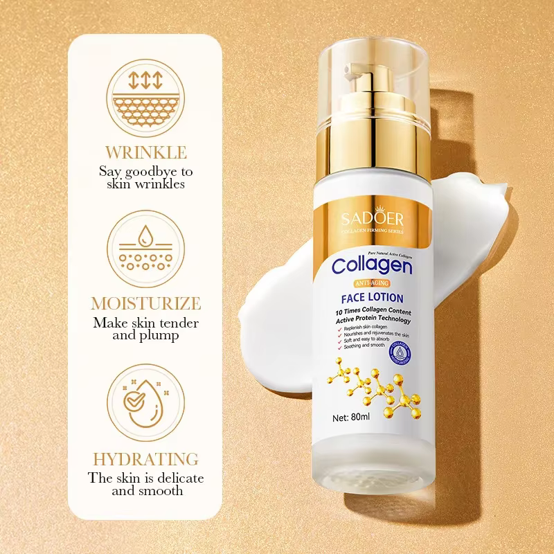 SADOER collagène sérum pour le visage Lotion hydratante émulsion