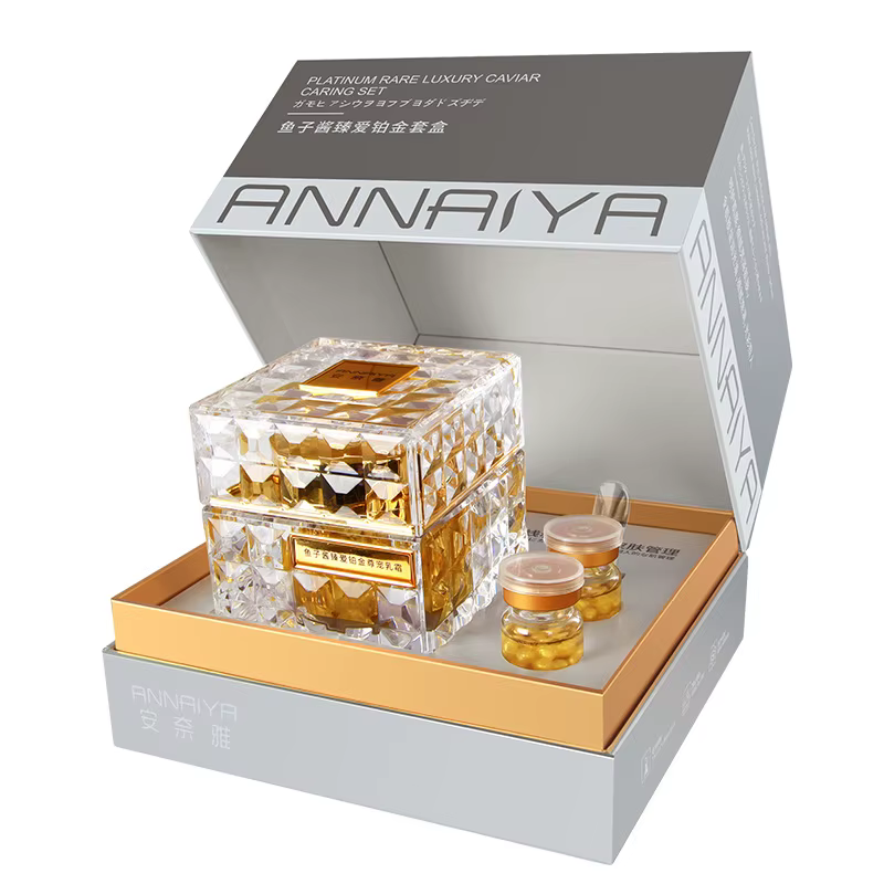 Platine Rare luxe Caviar soin crème pour le visage Anti-rides hydratant raffermissant Anti-âge réparateur nourrissant ensemble de soins de la peau