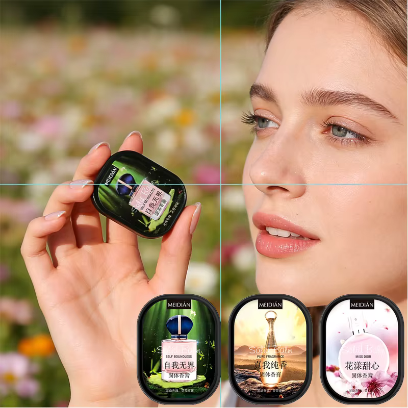 Crème parfumée solide, parfum longue durée