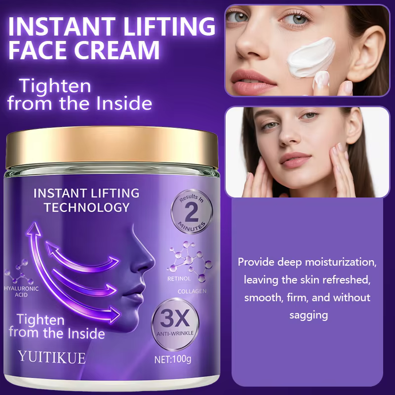 Crème liftante instantanée pour le visage YUITIKUE