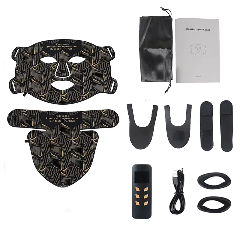 Masque Facial LED avec cou 8 couleurs