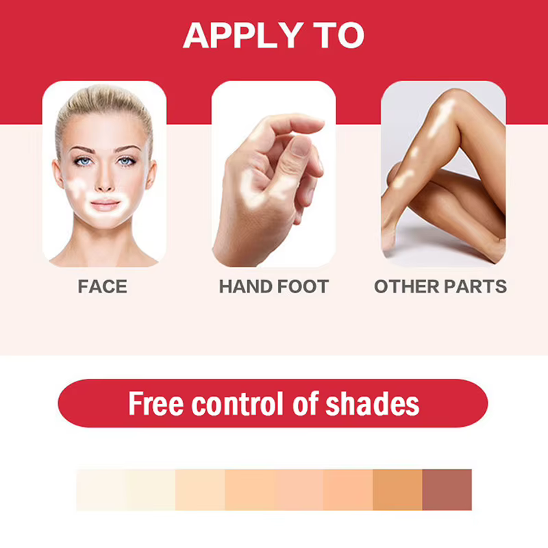 Vitiligo Leukoderma stylo couvrant imperméable correcteur crème liquide femmes hommes visage décoloré peau