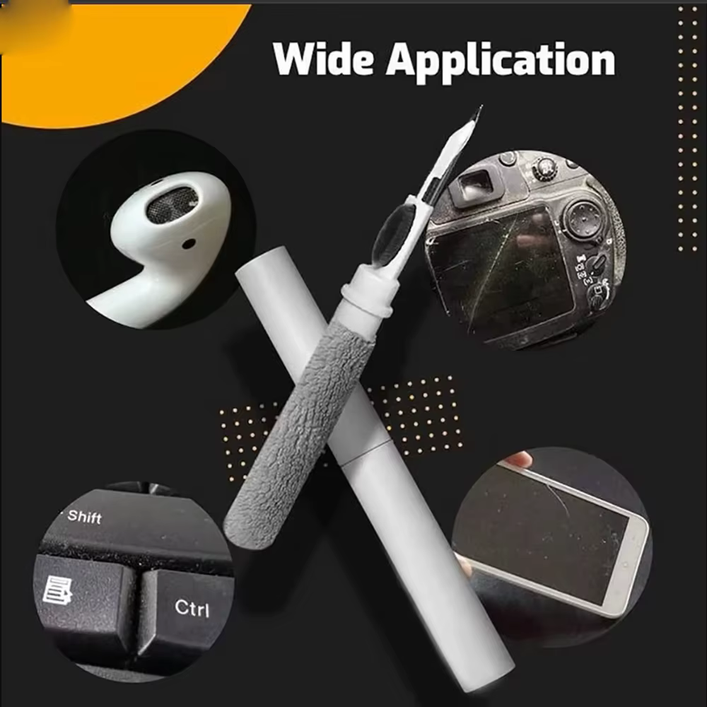 Brosse pour écouteurs 3 en 1, outil de nettoyage pour Airpods Pro 3 2 1, Kit de nettoyage pour étui d'écouteurs, stylo propre pour Xiaomi Airpots 3Pro
