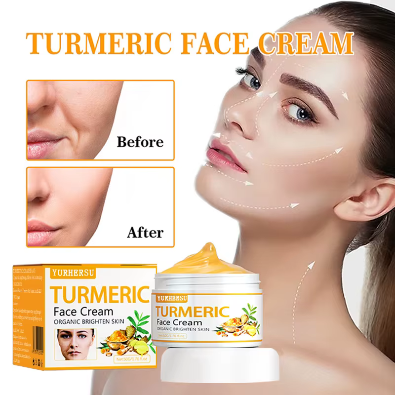 Crème anti-acné au curcuma