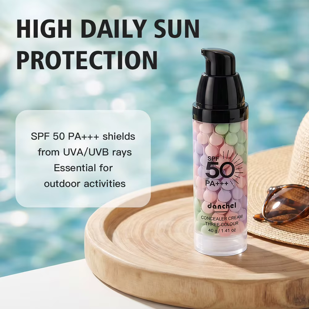 Crème Correctrice Solaire 3 Couleurs Hydratante SPF50+ Protection