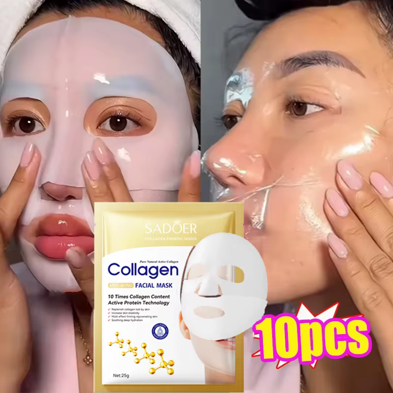 Masque Facial Anti-rides au collagène