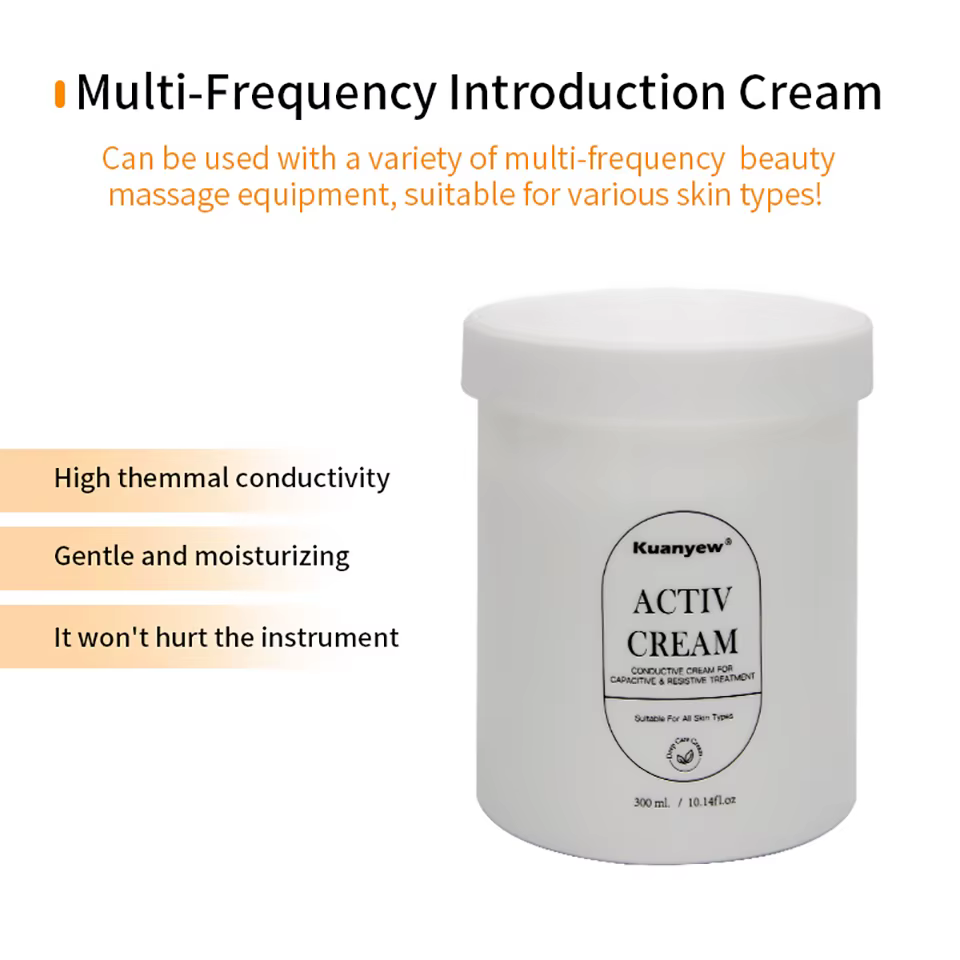 Crème radiofréquence à utiliser avec l'appareil de beauté