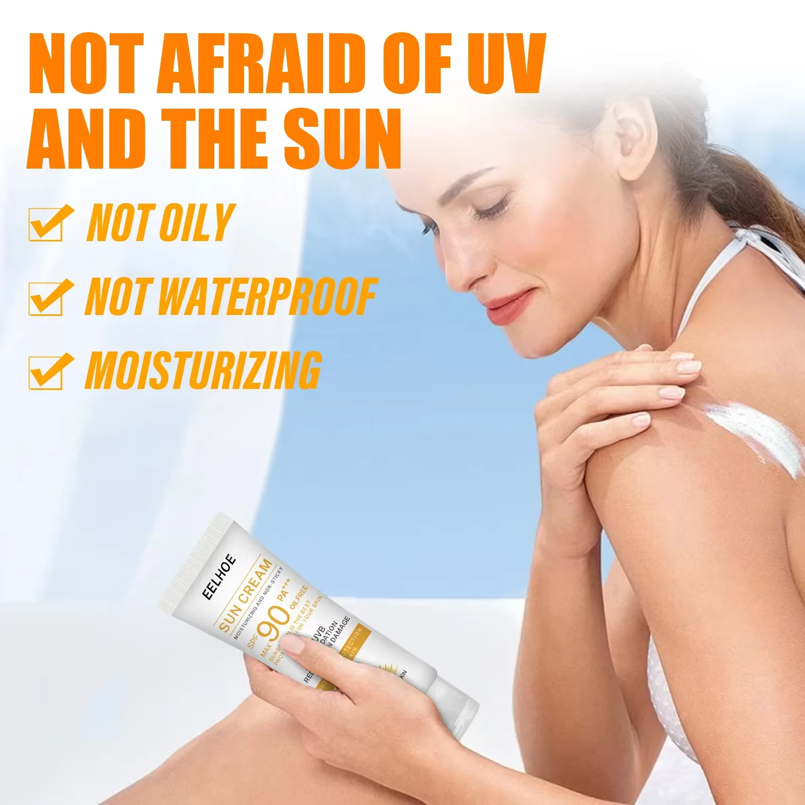Crème solaire éclaircissante Spf90