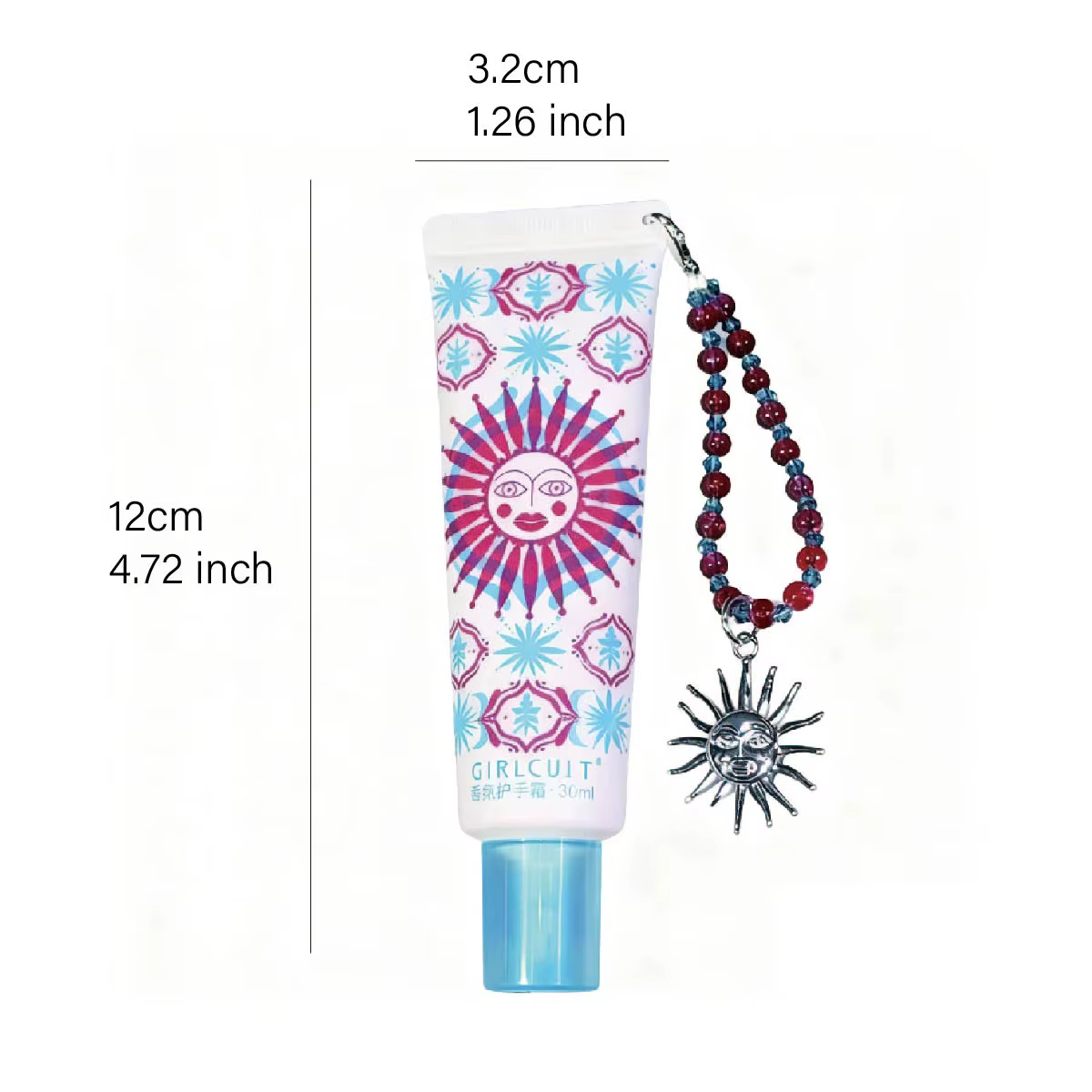 Crème pour les mains parfumée Girlcult avec porte-clés
