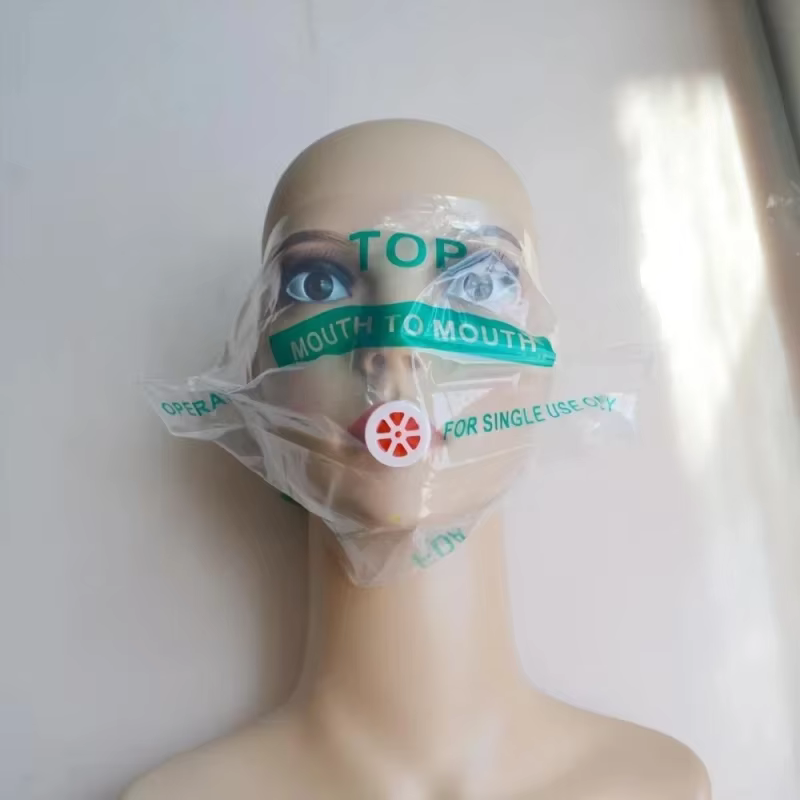 Porte-clés de protection faciale CPR, réanimateur d'urgence professionnel de premiers secours, outil de soins de santé pour le sauvetage en plein air, 1 à 10 pièces