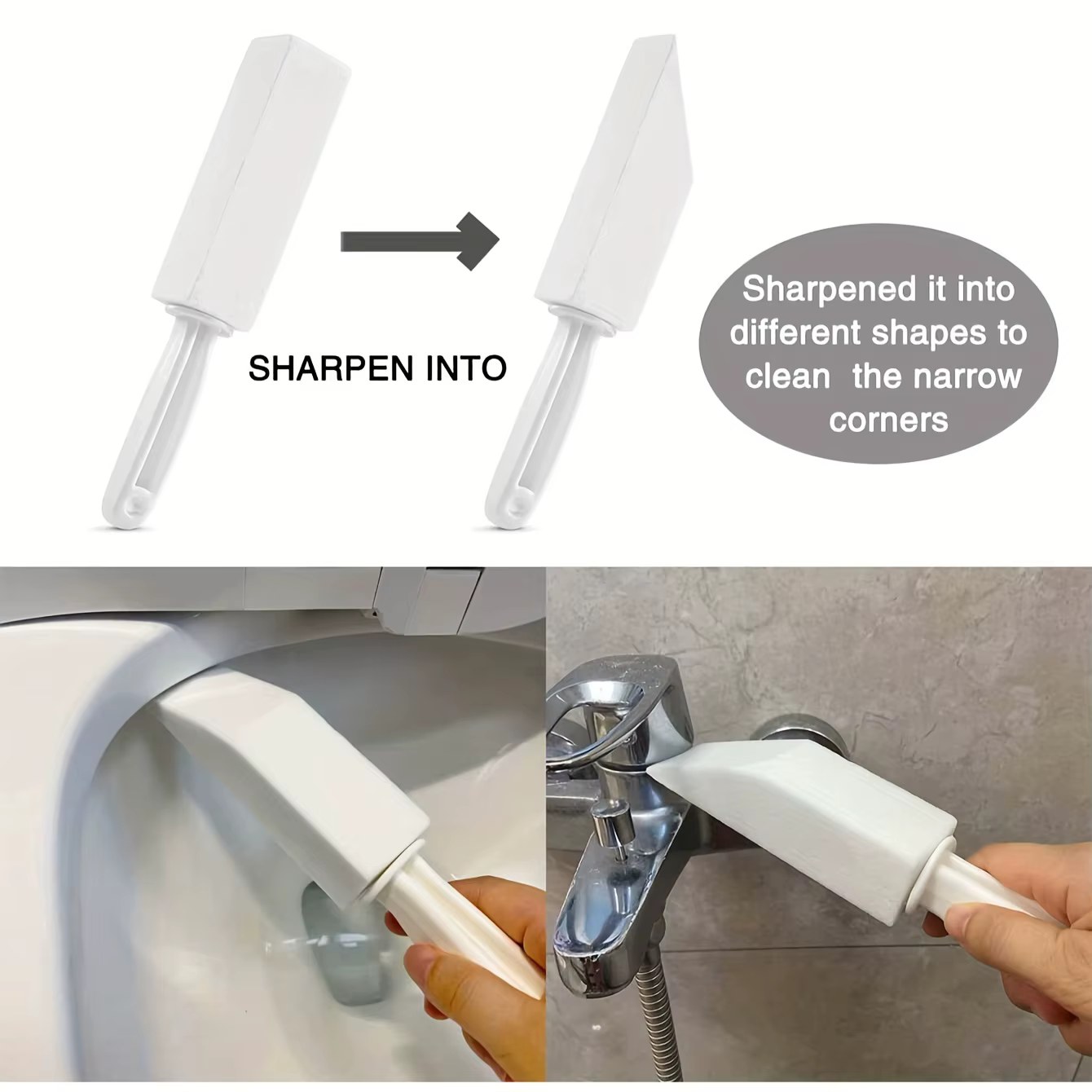 1 pièce-utiliser ce nettoyeur de toilettes en pierre de pomme pour éliminer les anneaux d'eau dure et plus tenaces-perfectes pour le nettoyage de la maison, les outils de salle de bain