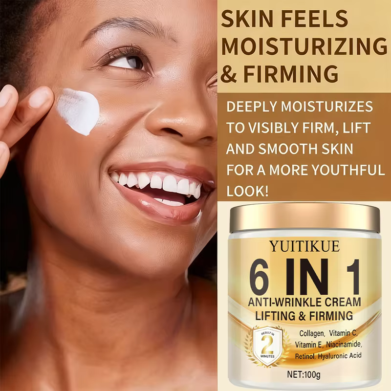 YUITIKUE Crème liftante 2 Min 100g - Anti-rides 6 en 1
