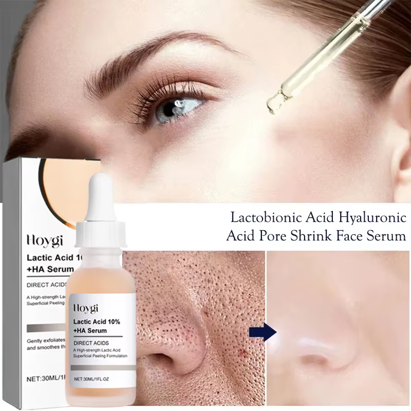 Acide lactique rétrécit les Pores sérum rapide grands