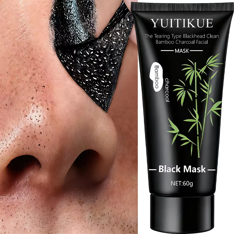 YUITIKUE Masque noir au charbon de bambou 60g - Type de déchirure Nettoyage en profondeur