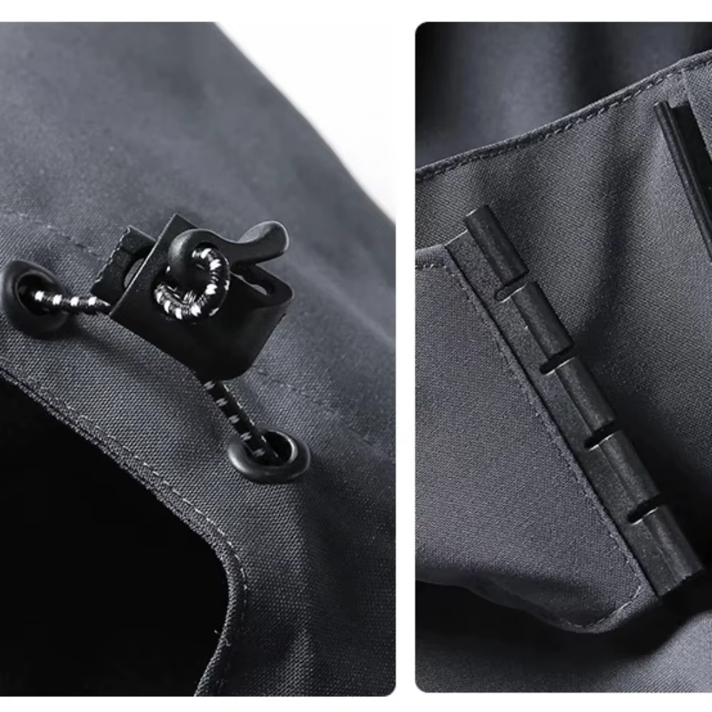 Veste de pluie imperméable légère pour hommes, imperméable d'extérieur à capuche, veste coupe-vent de randonnée, vestes d'escalade en plein air