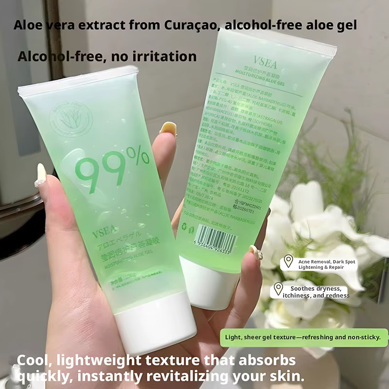 Gel hydratant à l'aloe vera pour le visage