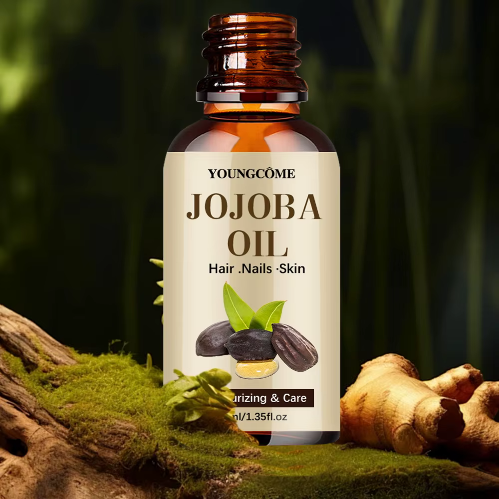 Huile de jojoba naturelle Anti-âge raffermissant peau visage hydratant relaxant