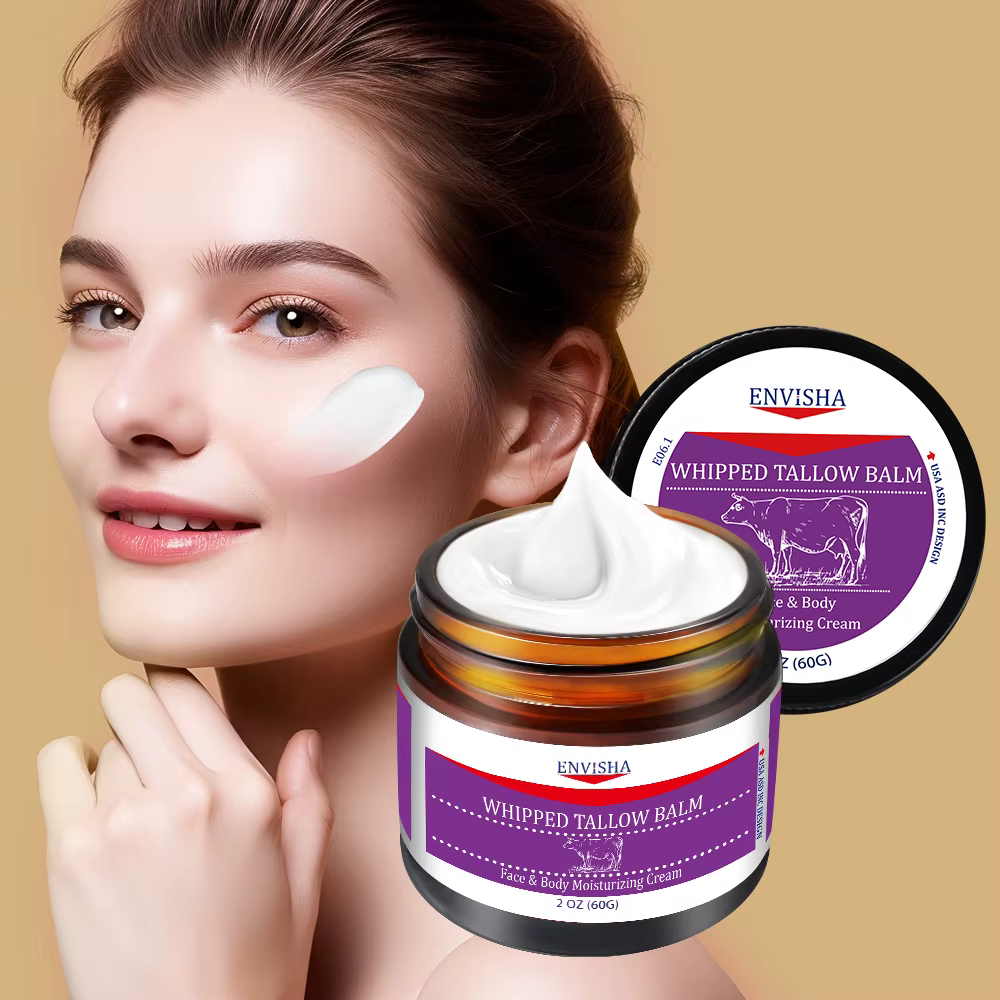 Crème pour le visage fouettée à l'acide hyaluronique