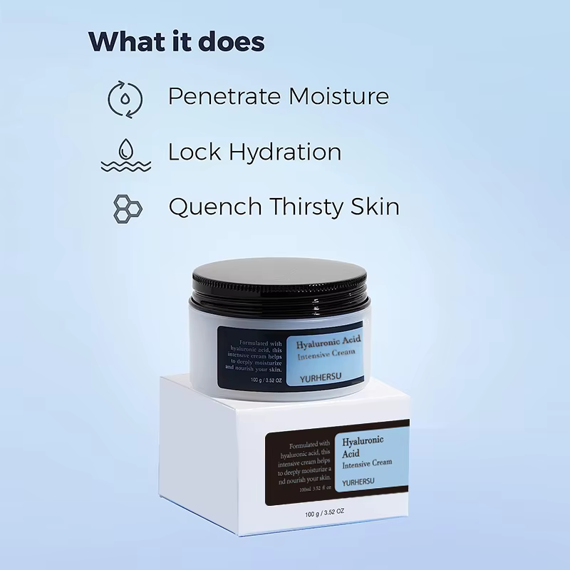 Crème visage à l'acide hyaluronique