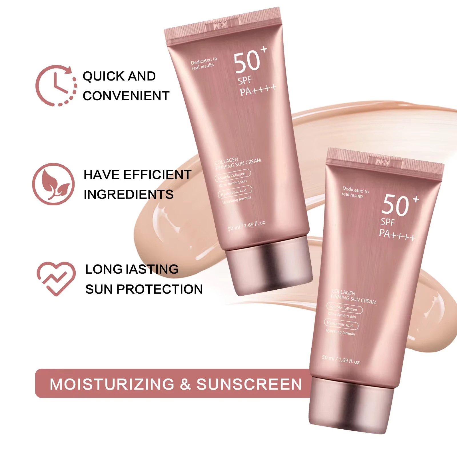 Crème solaire SPF50 PA+++ imperméable