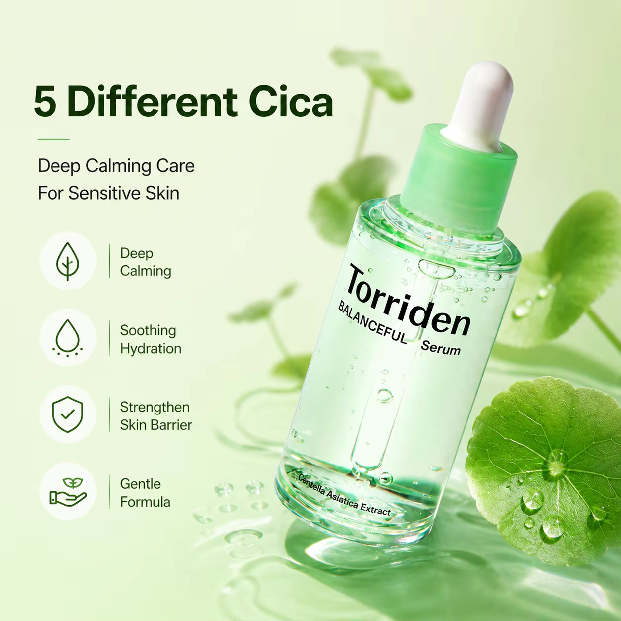 Sérum à l'acide hyaluronique à faible poids moléculaire Torriden DIVE‑IN 50 ml