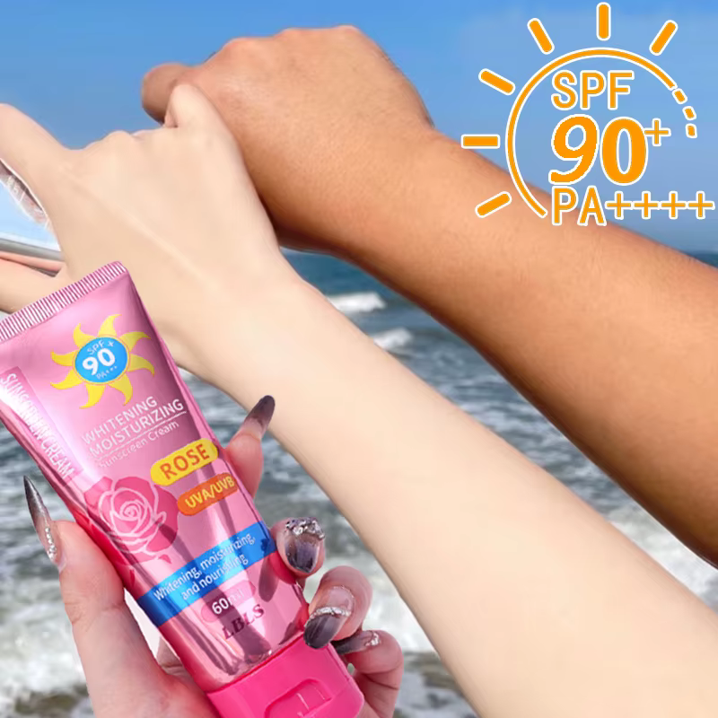 Crème solaire SPF90 + Protection contre les radiations UV Lsolation hydratante éclaircir le visage corps bras cuisses