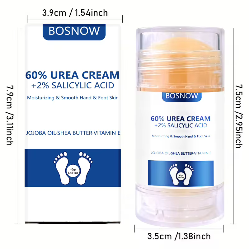 【Anti-sécheresse extrême】 Stick pour les mains et les pieds à 60 % d'urée + 2 % d'acide salicylique