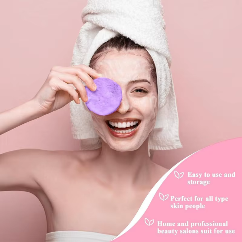 Compresse bouffante de lavage du visage avec boîte de rangement