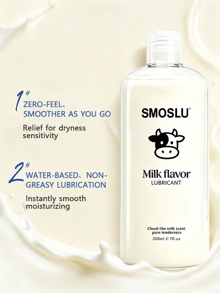 Lubrifiant parfumé au lait crémeux pour les rapports sexuels – Hydratant et Lissant
